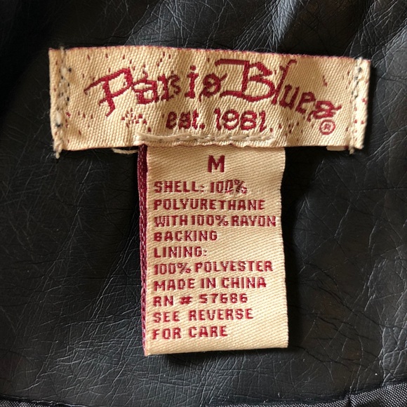 Faux leather Metal square studs black vest - Picture 4 of 5